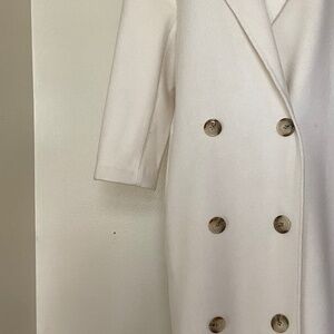 LOULOU STUDIO IN IVORY-BORNEO OVERSIZED COAT - NWT